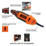 Moto-tool 180w 110 Accs+guaya Black & Decker Rt18ka-b3 - Image 2