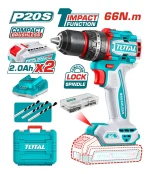 Taladro Inalambrico Impacto 12v Percutor 3/8 + 2 Baterias Turquesa 50 60hz - Image 5